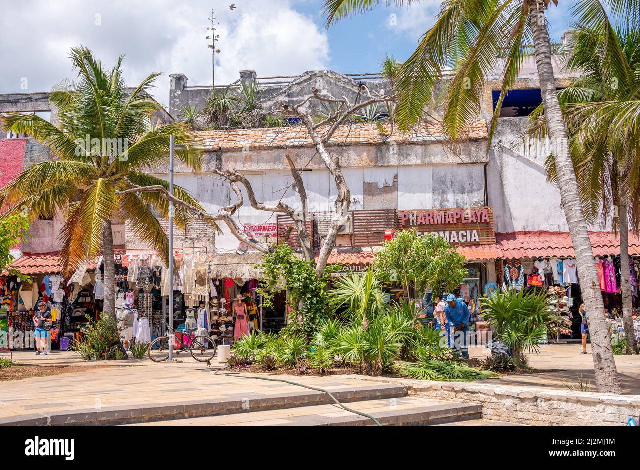 Playa Del Carmen Street View Playa Del Carmen, Mexico - March 28, 2022: View Of Shops And Street Scenes  On 5Th Avenue In Play Del Carmen Stock Photo - Alamy
