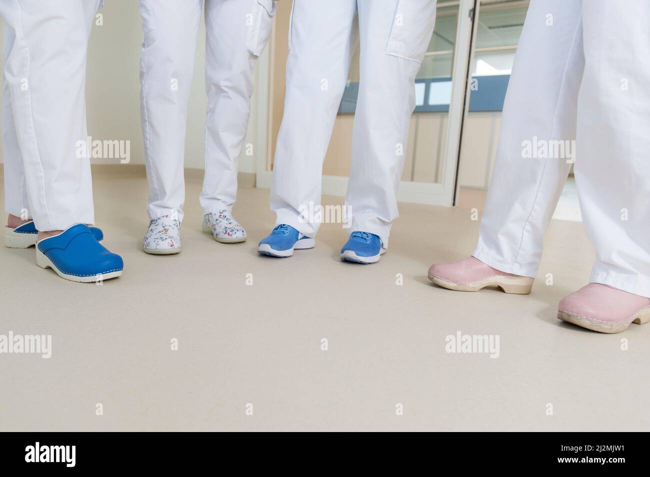 Nurses wearing clogs in a hospital Stock Photo - Alamy
