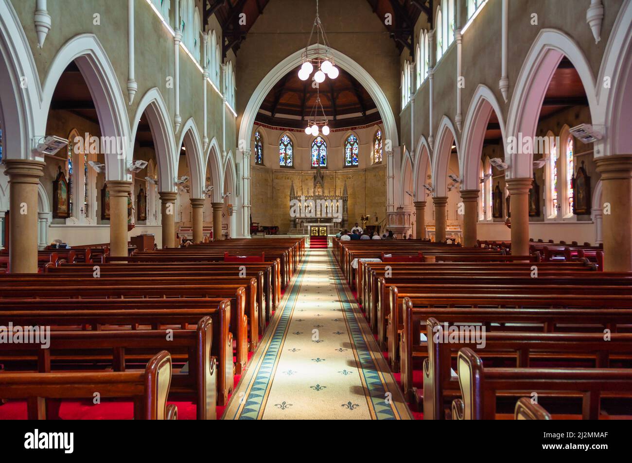 Interior of the heritagelisted Saints Mary and Joseph Catholic Cathedral Armidale, NSW