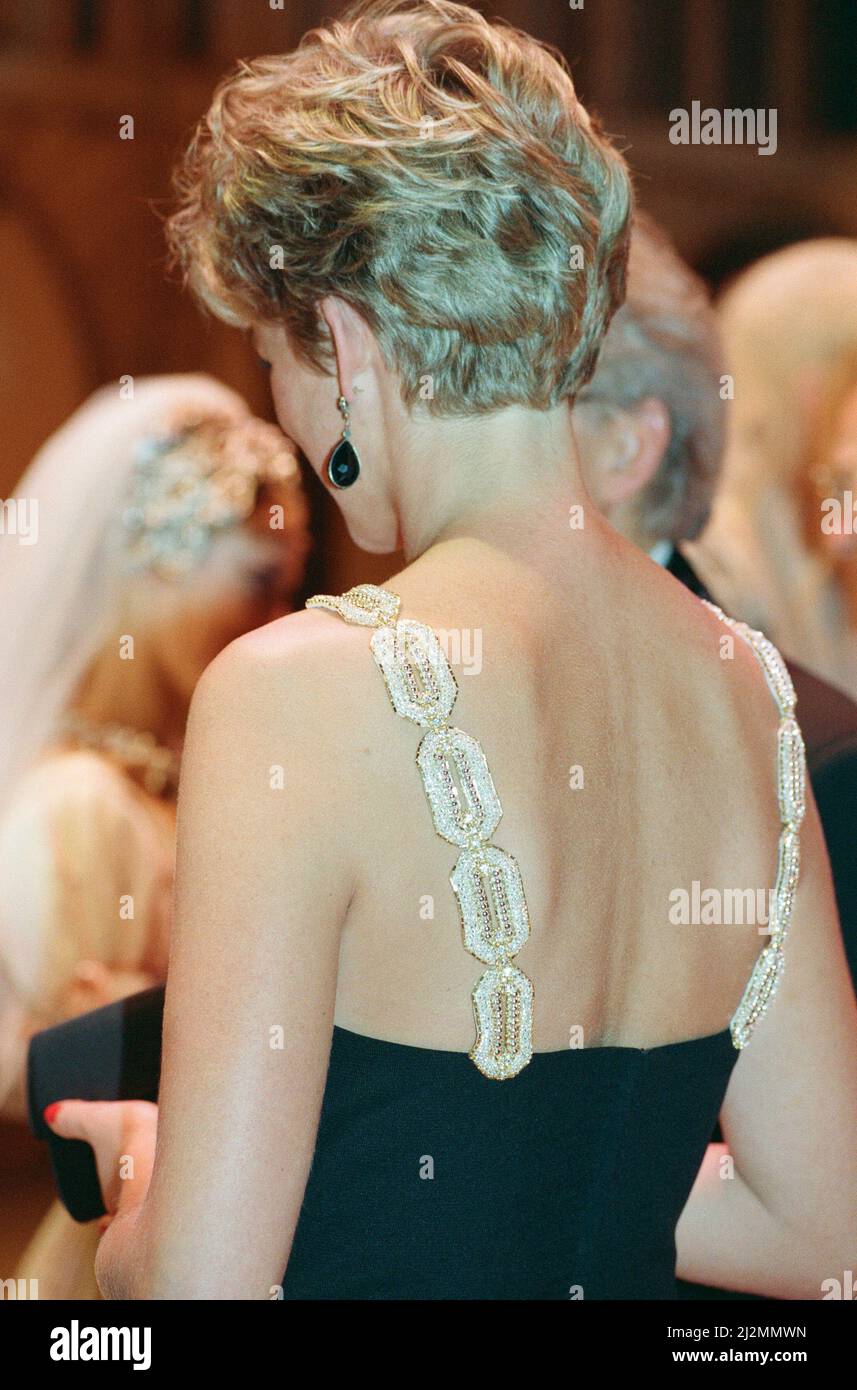 princess diana backless dress High-Neck Backless Halter Satin Gown With Silt  RoseProm