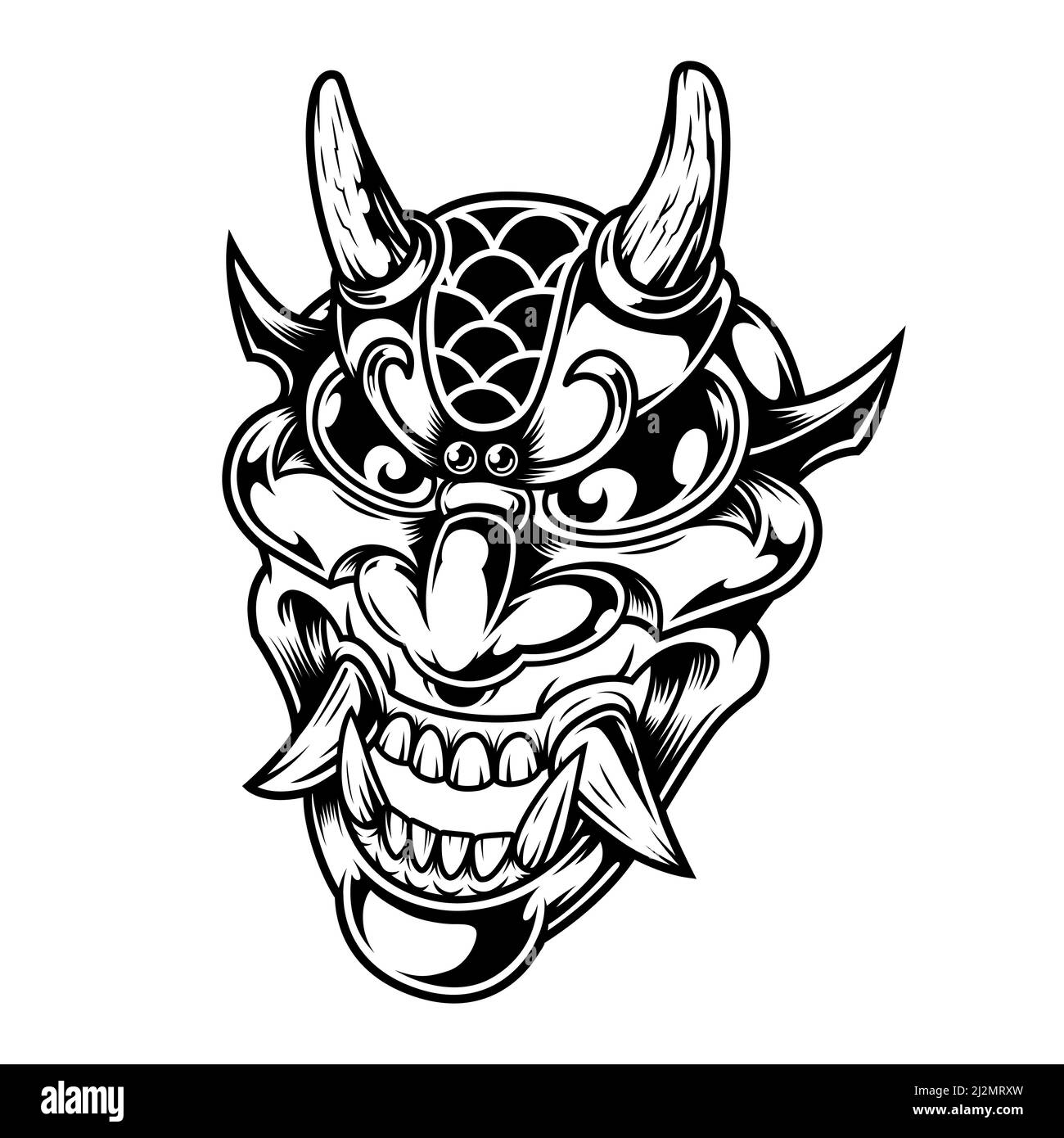 Illustration of a demon head hi-res stock photography and images - Page 7 -  Alamy