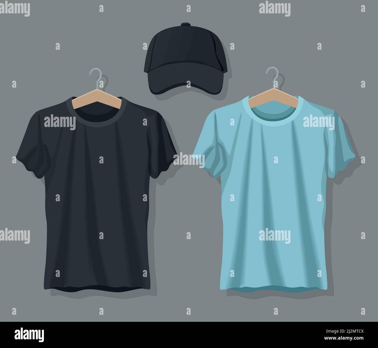 mockup brand three icons Stock Vector Image & Art - Alamy
