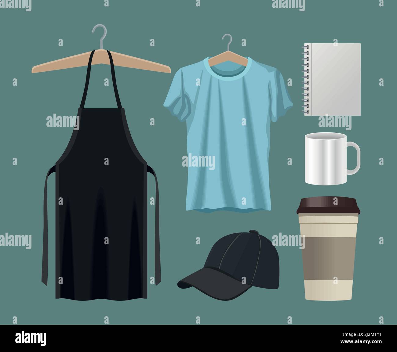 six mockup brand icons Stock Vector Image & Art - Alamy