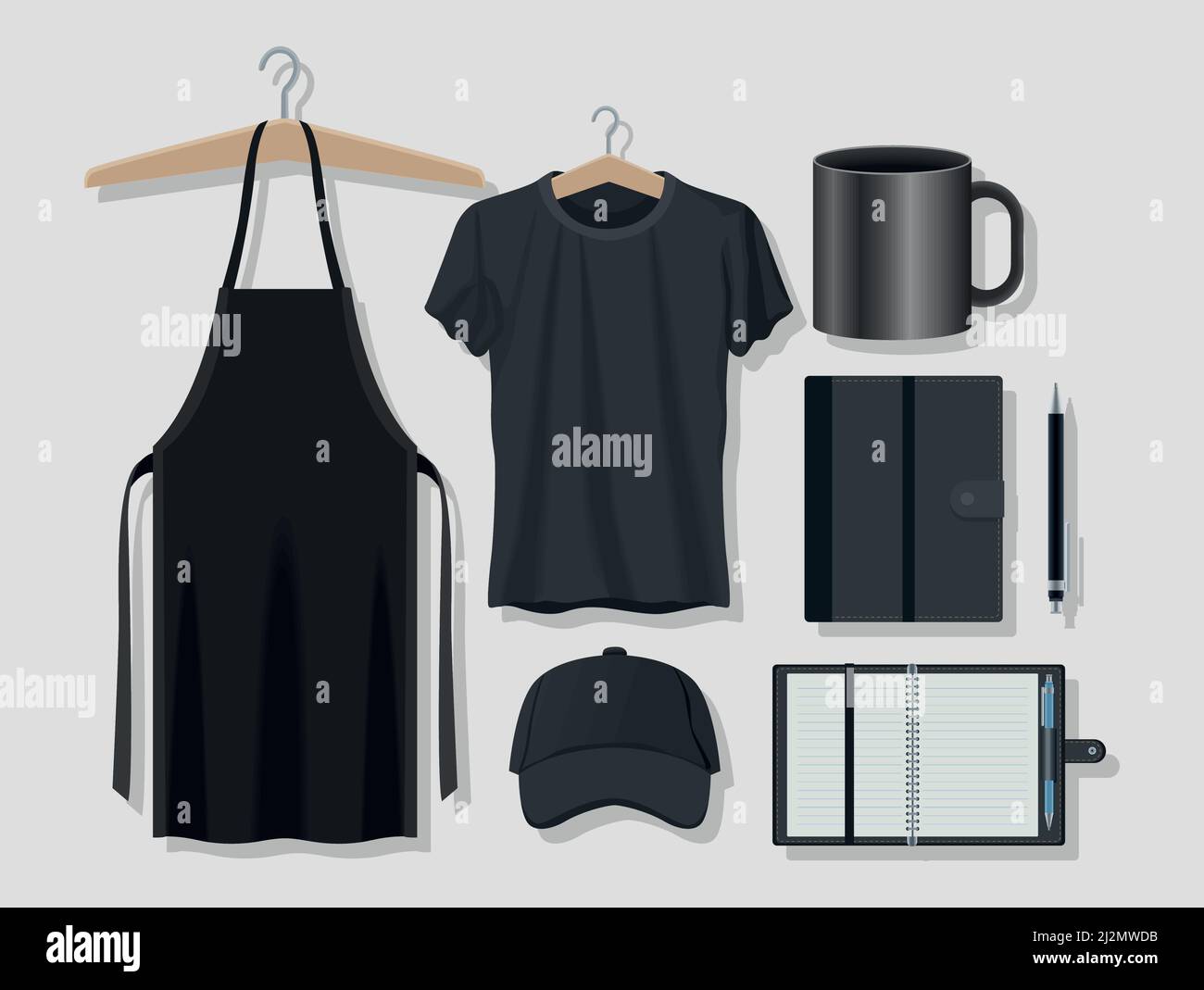 seven mockup brand icons Stock Vector Image & Art - Alamy