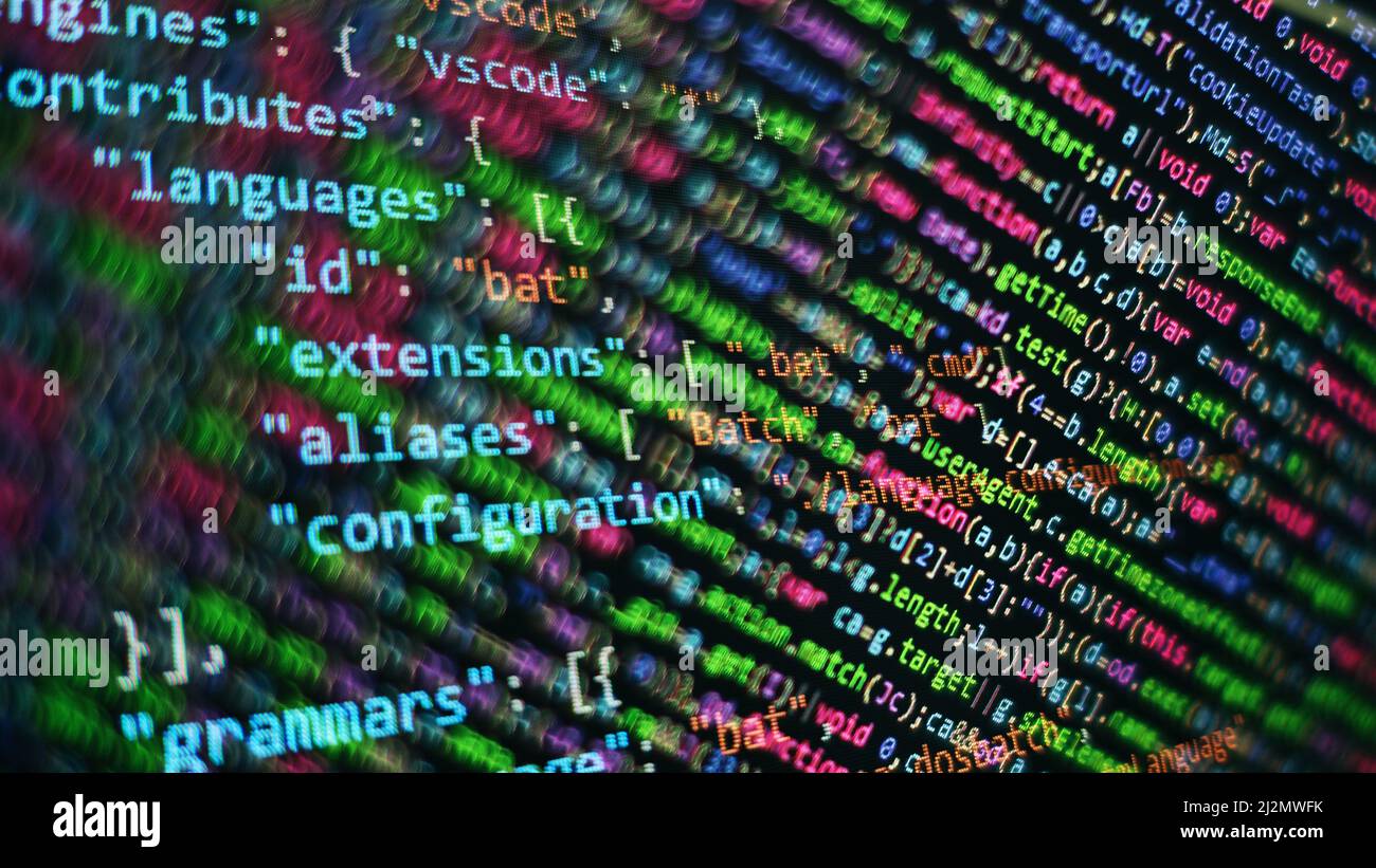 web developing programming language for website coding. mixed media ...