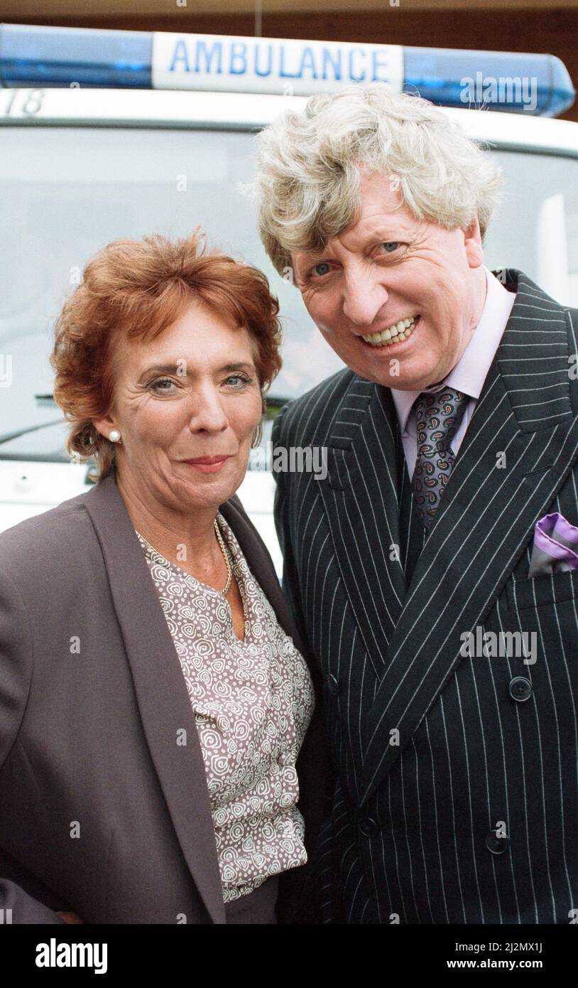 Sue Johnston and Tom Baker attend a photocall for ITV series 'Medics