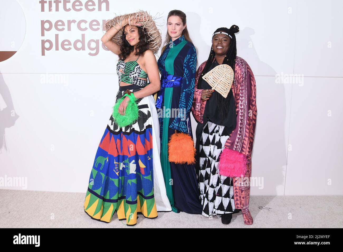 New York, USA. 02nd Apr, 2022. (L-R) Rosario Dawson, Cameron Russell
