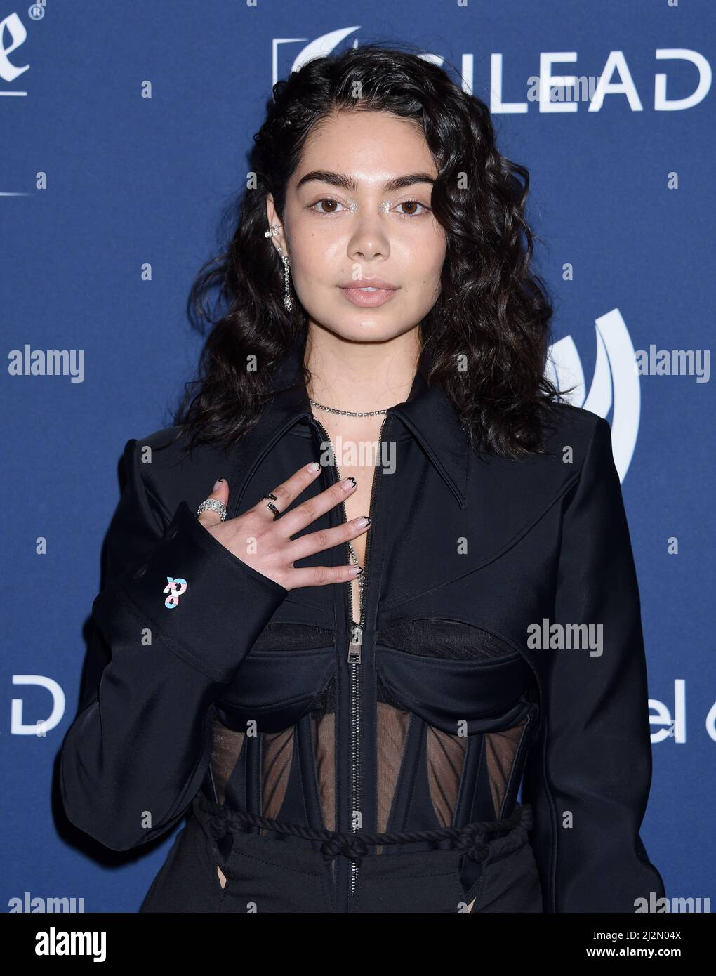 Auli'i Cravalho at the 33rd Annual GLAAD Media Awards held at the