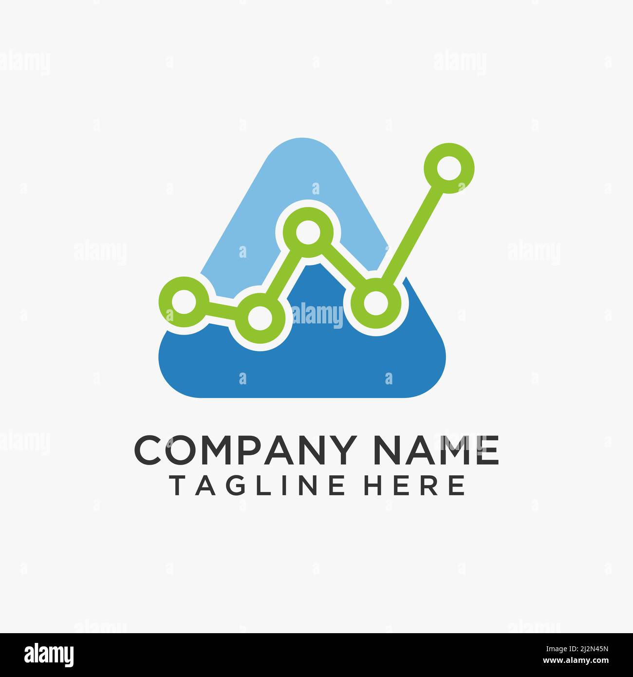 Triangle tech connect logo design Stock Vector Image & Art - Alamy