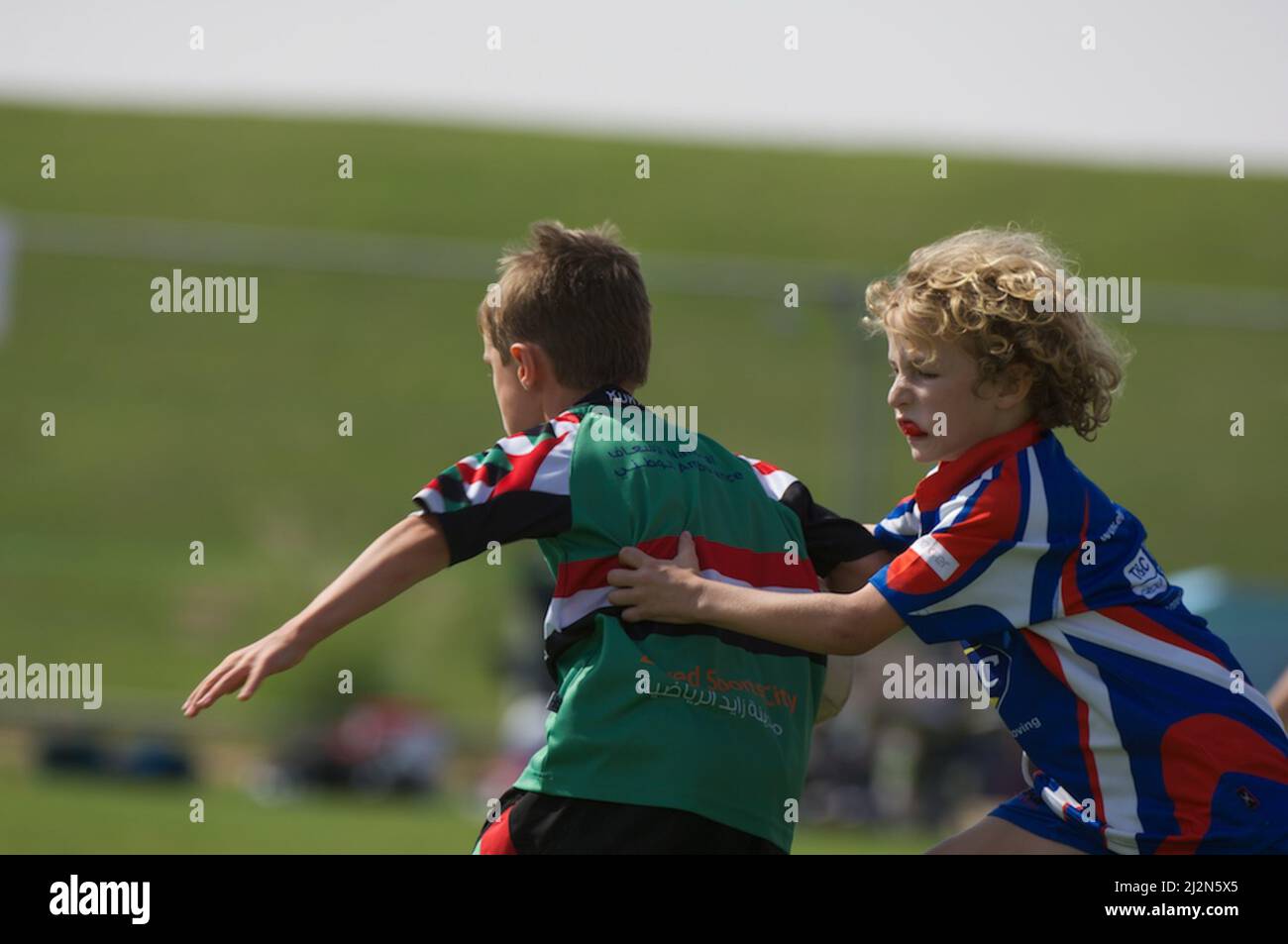 tournoi rugby dubai Stock Photo