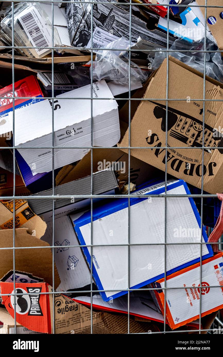 Kingston Upon Thames London UK, April 01 2022, Wire Rubbish Or Garbage