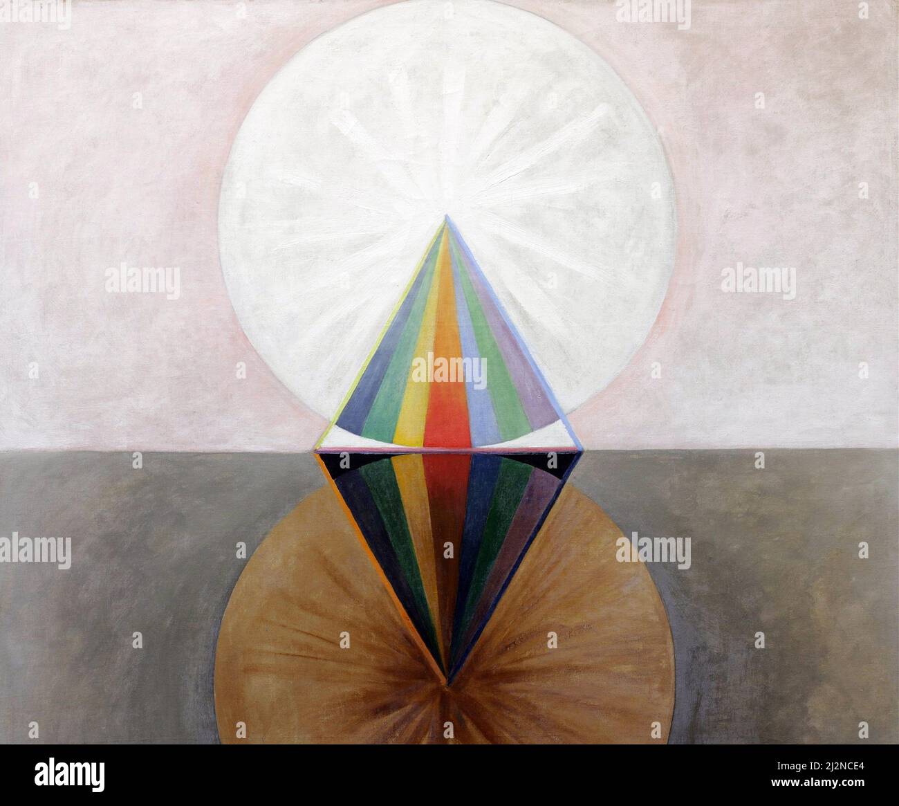 Art by Hilma af Klint, Swedish artist - Group IX,SUW No. 12, The Swan ...