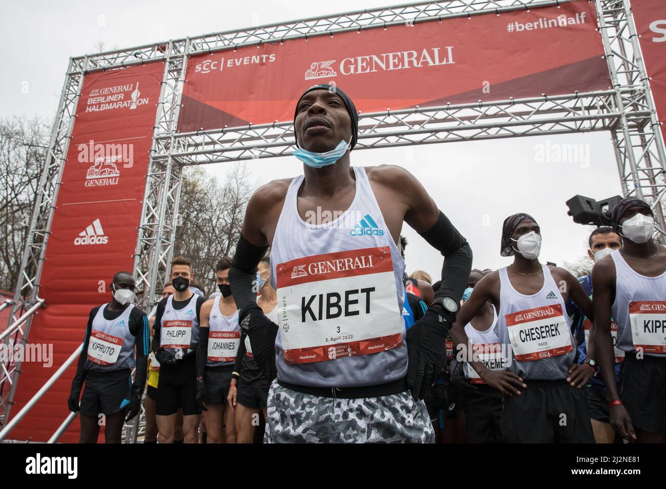 Berlin, Germany. 3rd Apr, 2022. The Berlin Half Marathon, in German called  Berliner Halbmarathon, is a major endurance event in Berlin, Germany. The Half  Marathon was established in 1984. Besides the runner's