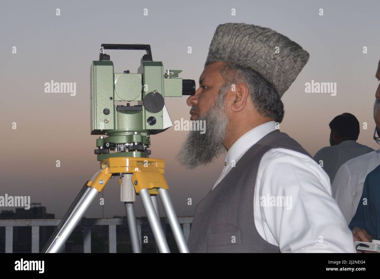 Lahore, Pakistan. 02nd Apr, 2022. Pakistani DG Aukaf Tahir Raza Bukhari ...