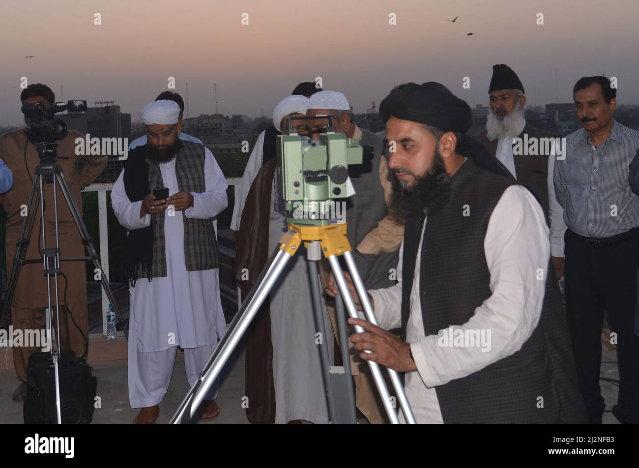 Lahore, Punjab, Pakistan. 2nd Apr, 2022. Pakistani DG Aukaf Tahir Raza ...