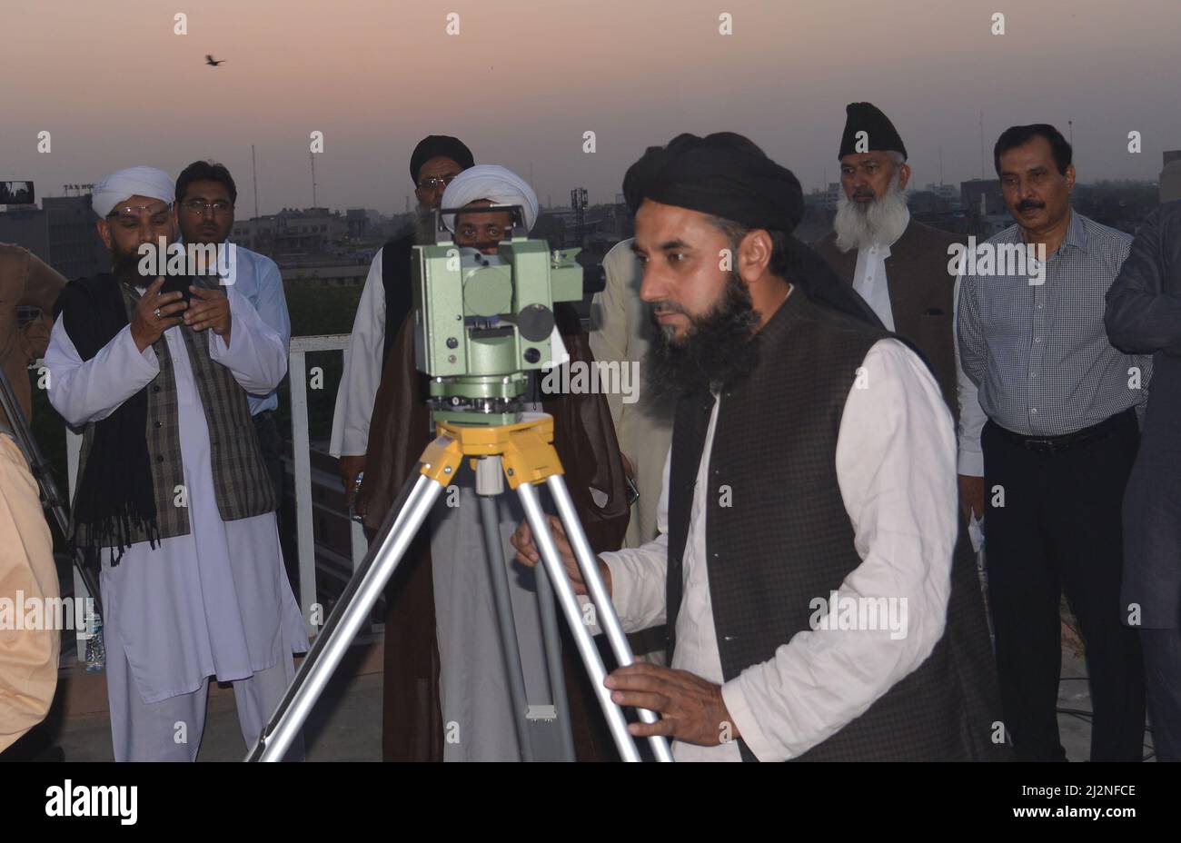 Lahore, Punjab, Pakistan. 2nd Apr, 2022. Pakistani DG Aukaf Tahir Raza ...