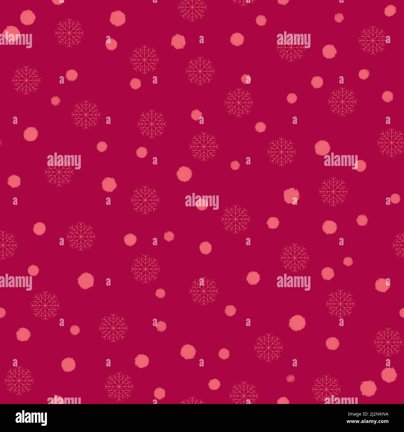 Snowflake Pattern For Packaging Seamless pattern with snowflakes on blue background for packaging and ...