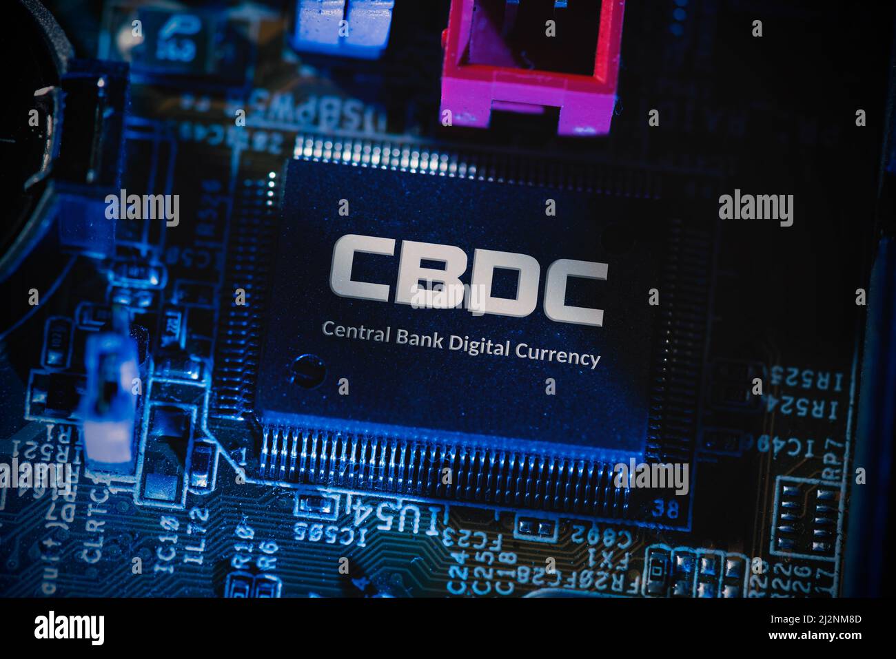 CBDC central bank digital currency technology. New generation of