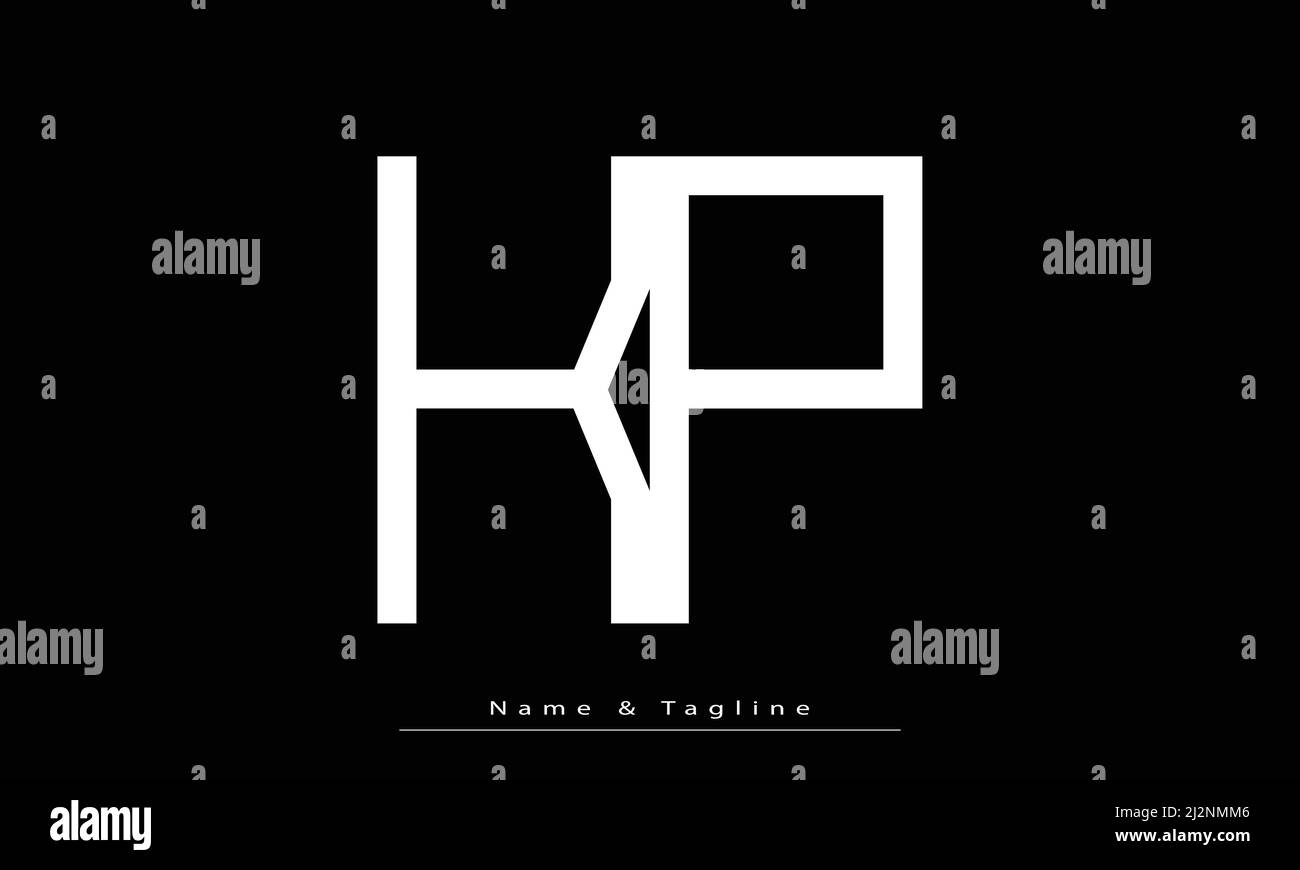 Alphabet letters Initials Monogram logo KP , PK Stock Vector Image ...