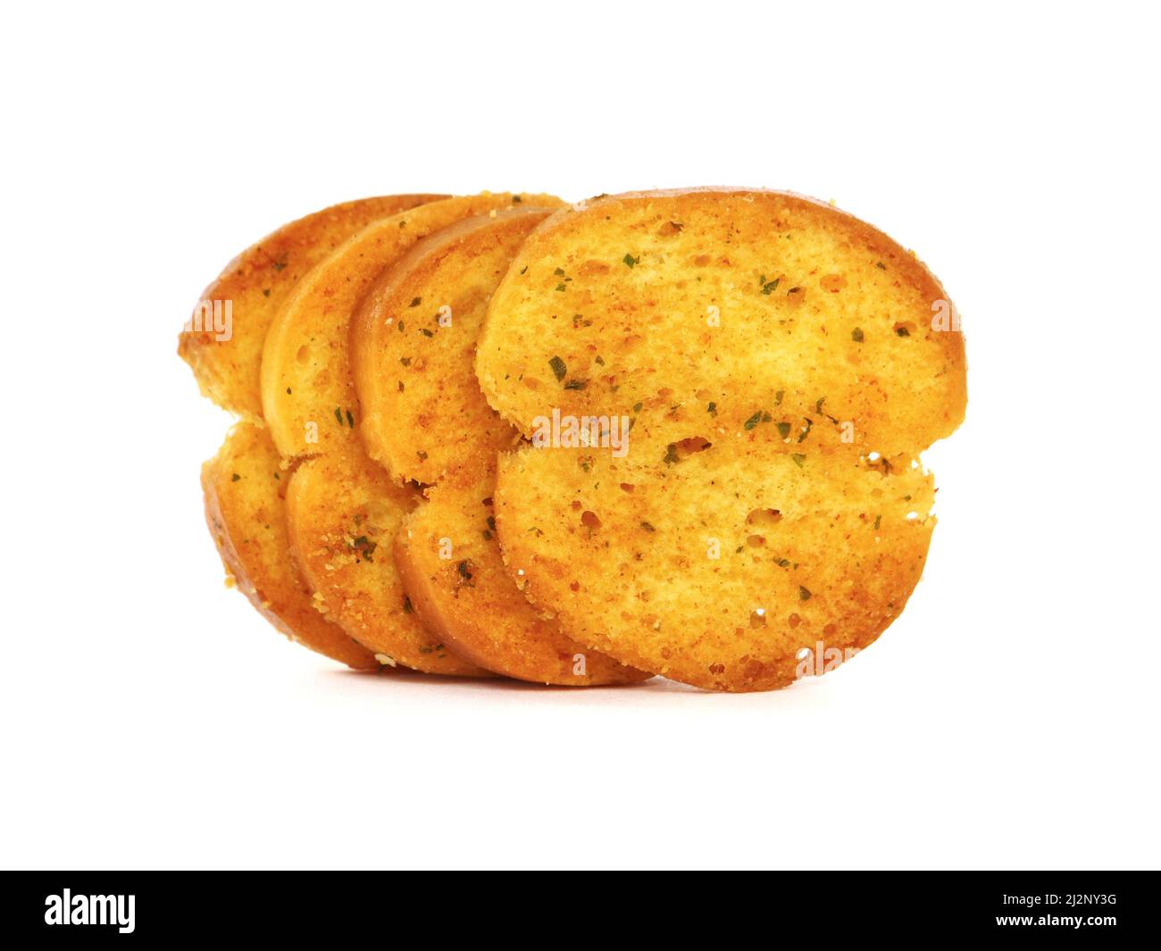 Italian bruschetta chips isolated on white Stock Photo Alamy