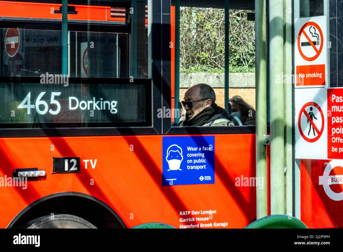 Kingston Upon Thames London UK, April 01 2022, Senior Elderly Man