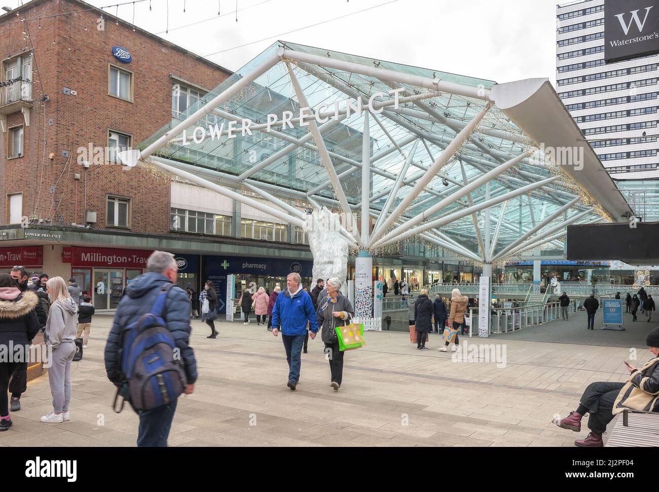 Lower Precinct, Coventry city centre Stock Photo Alamy
