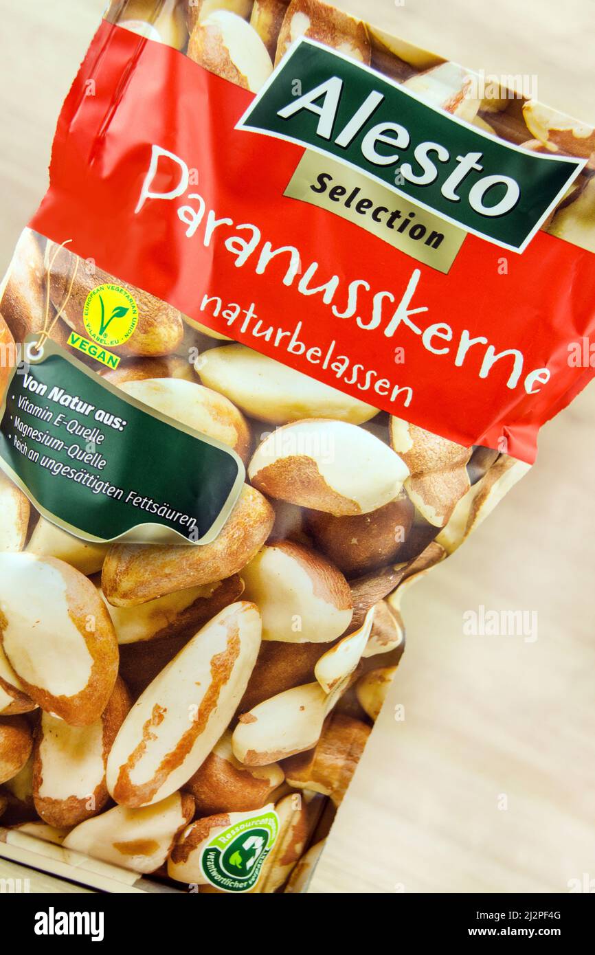 Hamburg, Germany March 29 2022 German Para Nuts Selection Alesto