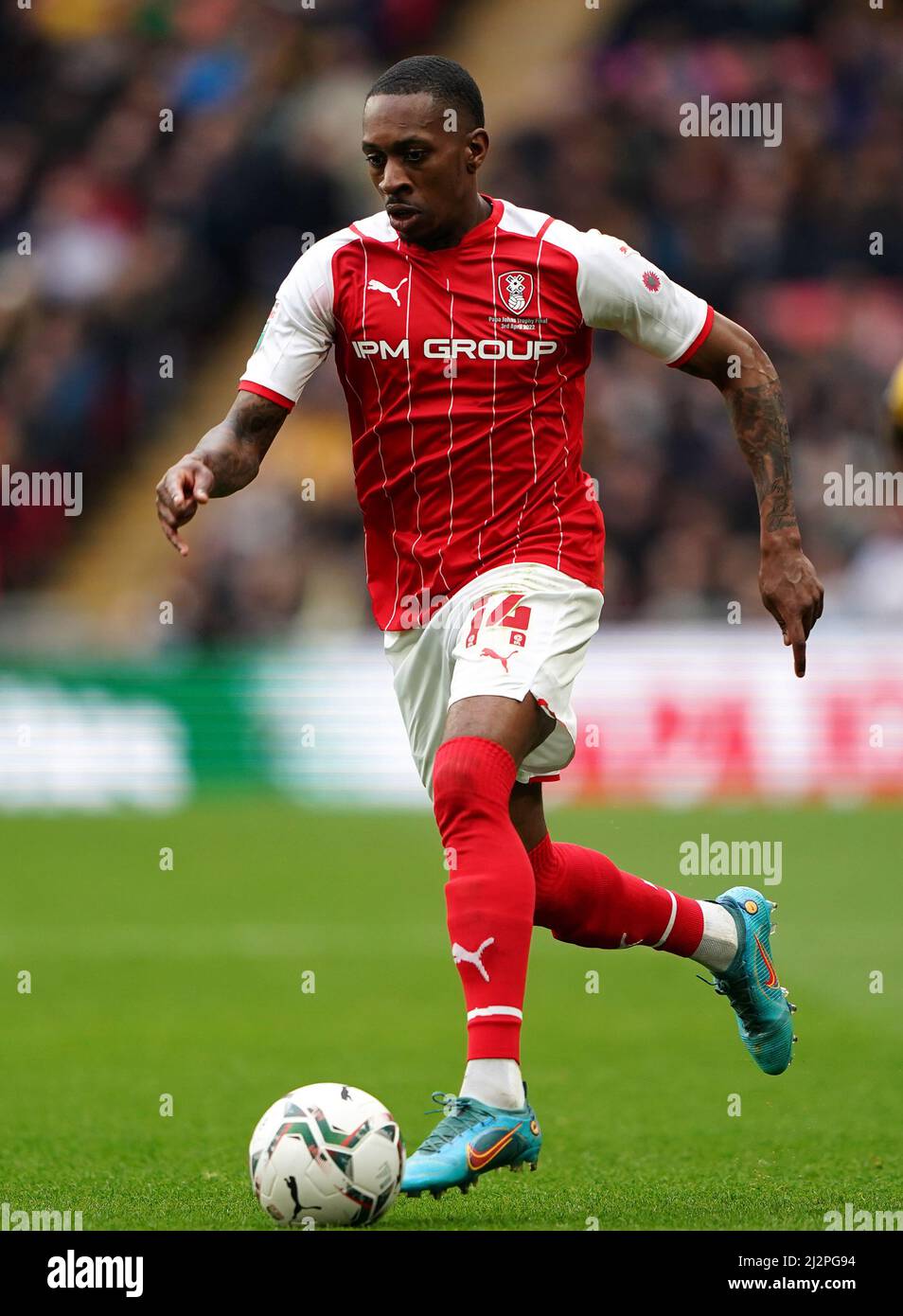 Rotherham United's Mickel Miller during the Papa John's Trophy final at