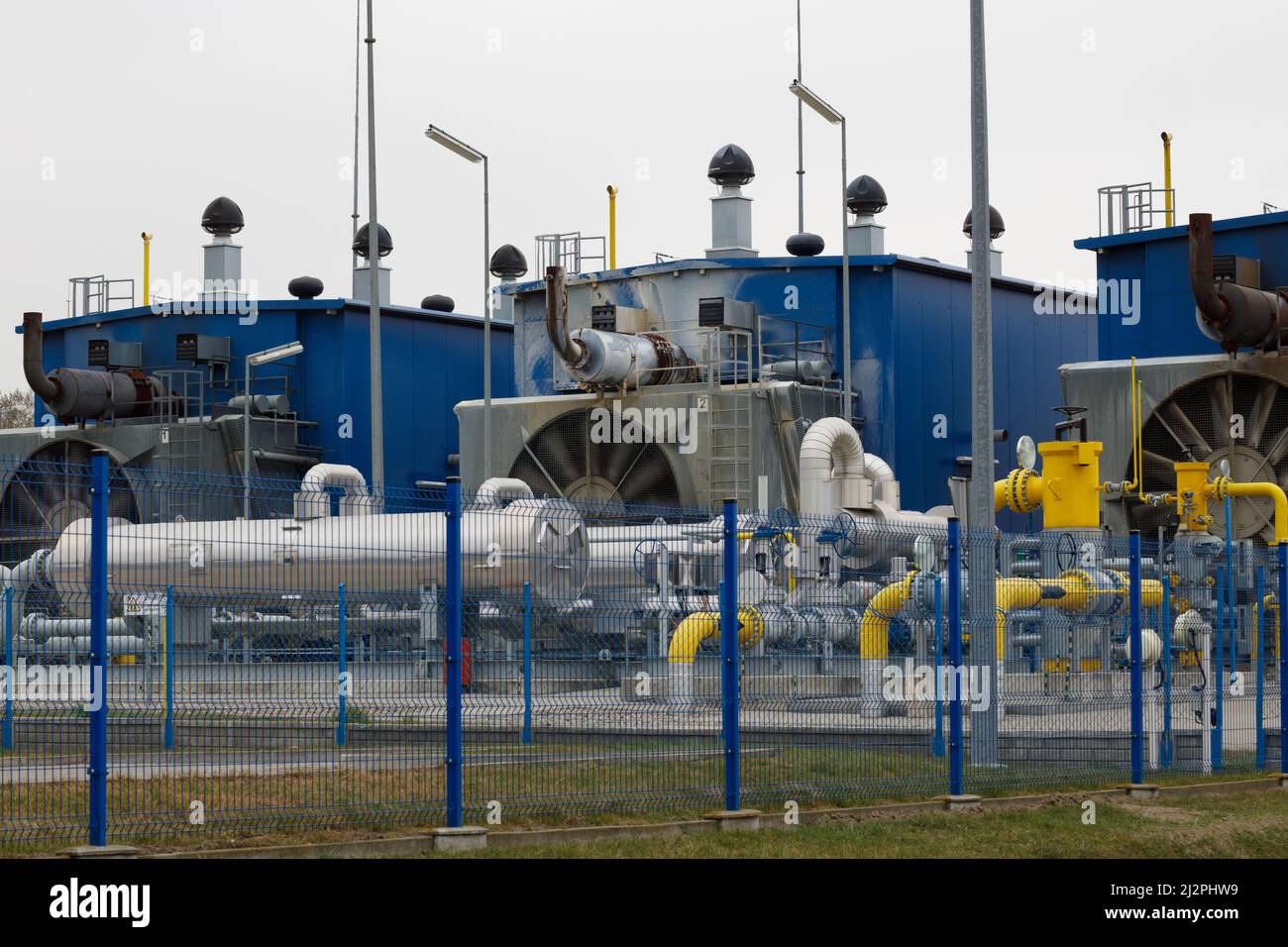 KoscianBronsko, Poland April 1, 2022 Polish Oil Mining and Gas