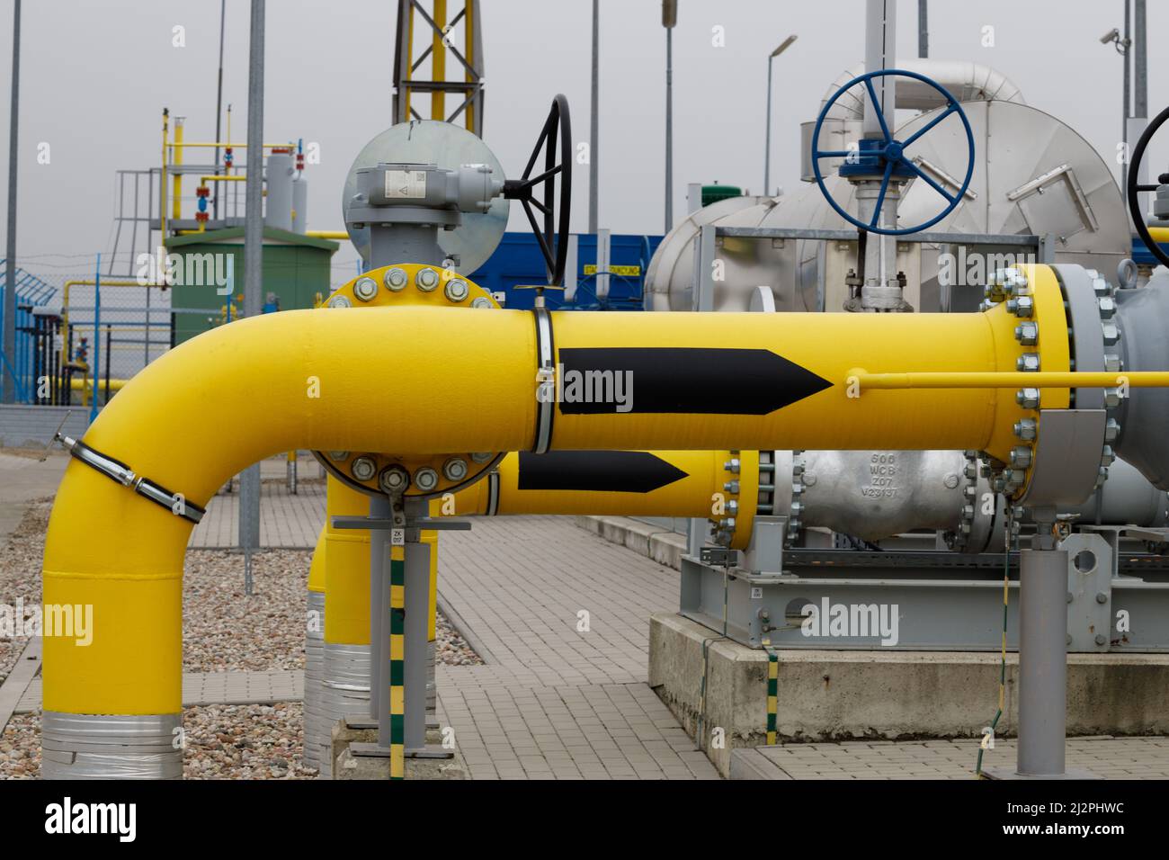 KoscianBronsko, Poland April 1, 2022 Polish Oil Mining and Gas