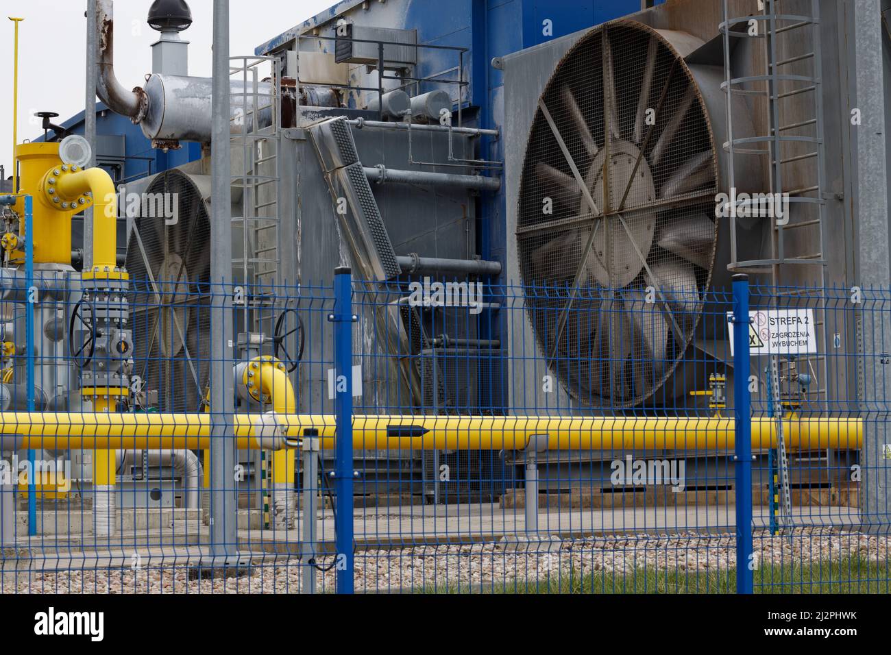 KoscianBronsko, Poland April 1, 2022 Polish Oil Mining and Gas