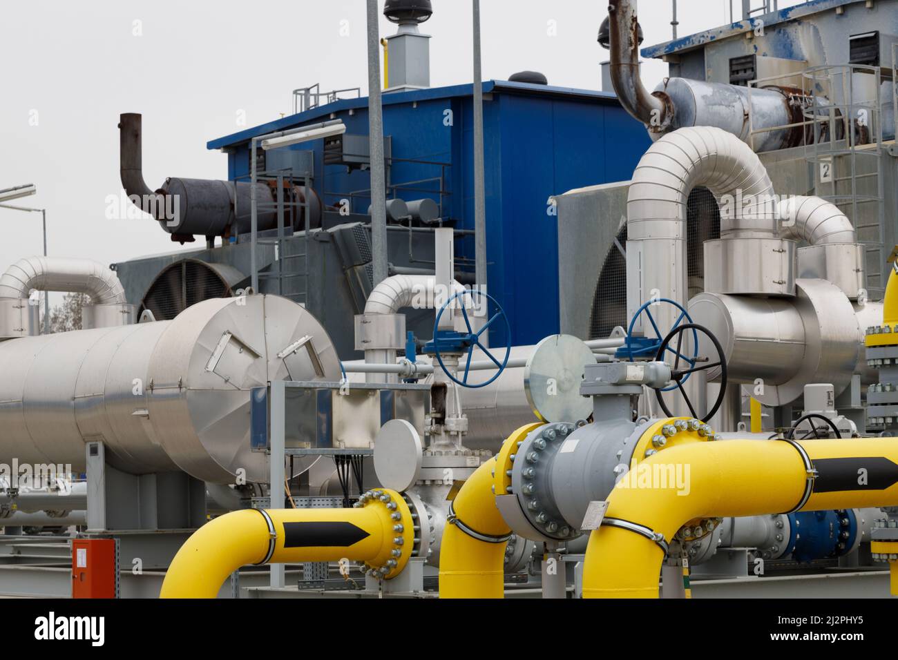 KoscianBronsko, Poland April 1, 2022 Polish Oil Mining and Gas