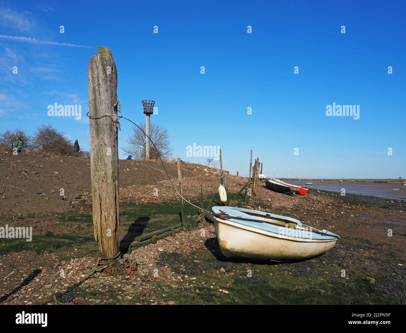 Lower Halstow, village on the River Medway, North Kent, England, UK Stock Photo