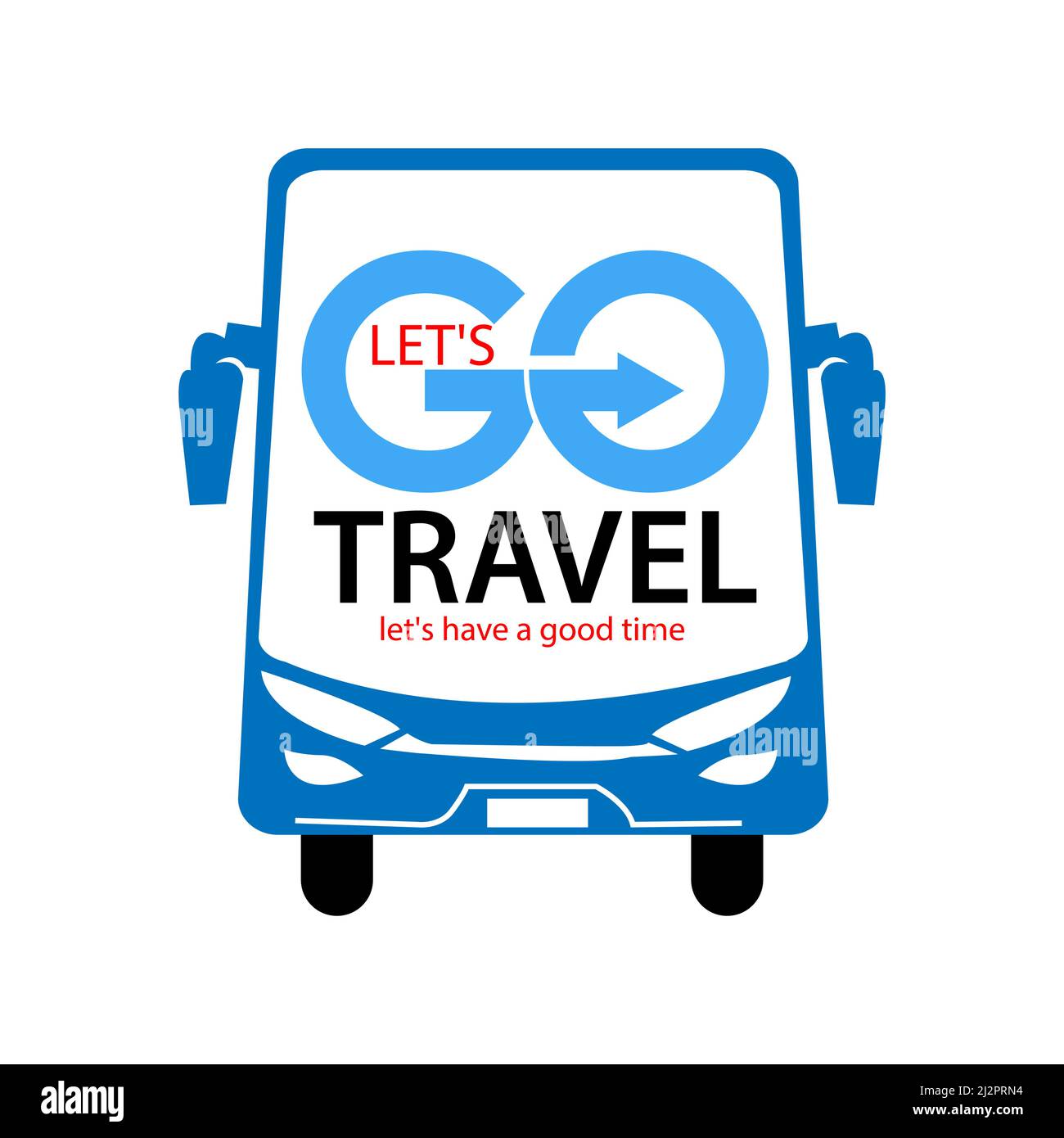 Premium Vector  Travel vector illustration. let's go travel text with  airplane, luggage bag and traveling elements