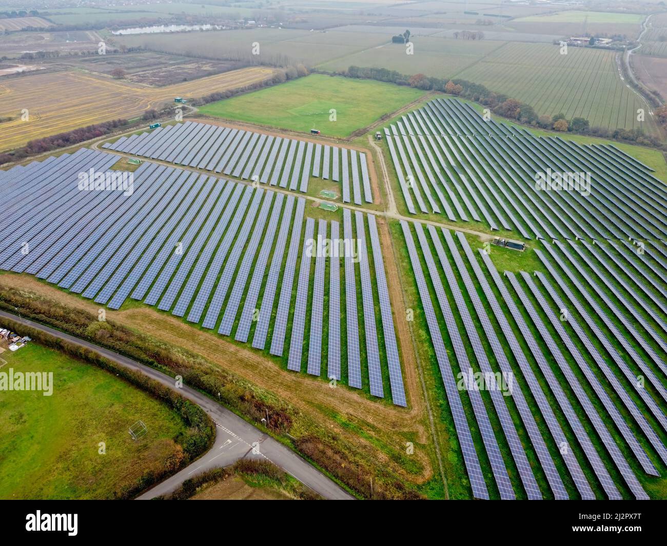 Solar farm in kent, england hires stock photography and images Alamy