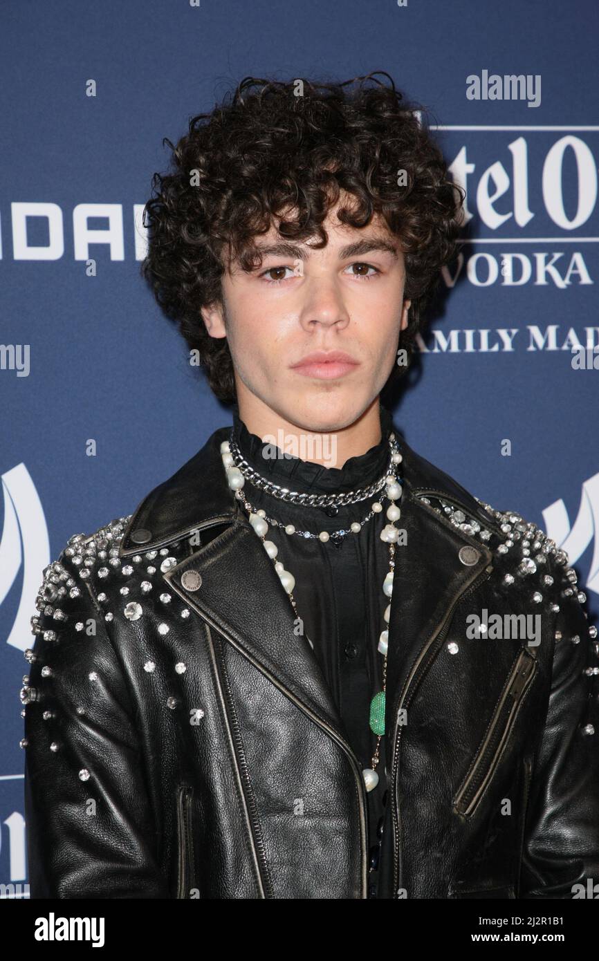 Zackary Arthur attends the 33rd Annual GLAAD Media Awards on April 02