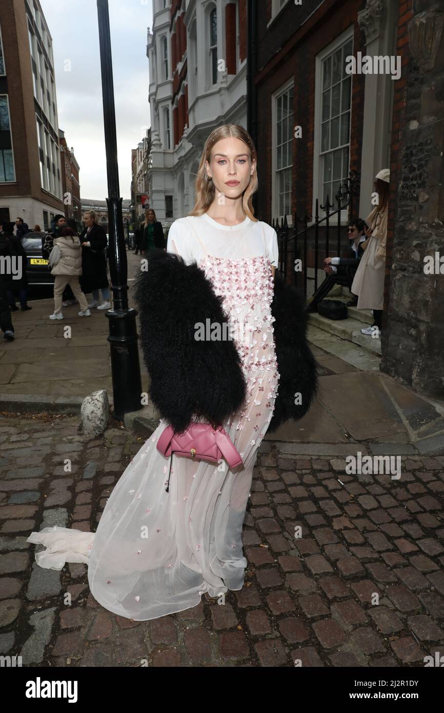Lady Mary Charteris seen outside of Paul & Joe show during London