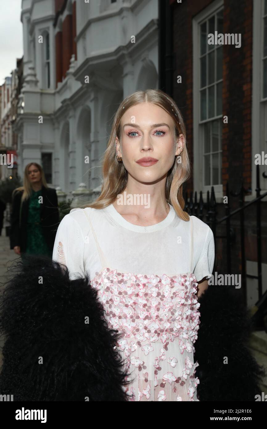 Lady Mary Charteris seen outside of Paul & Joe show during London