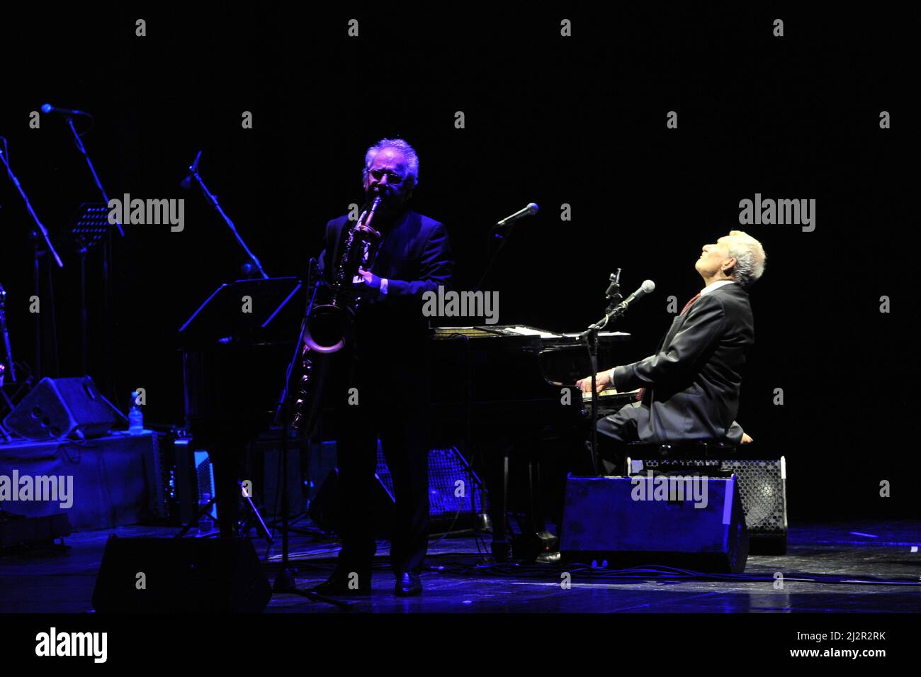 Paolo Conte in live concert Stock Photo - Alamy