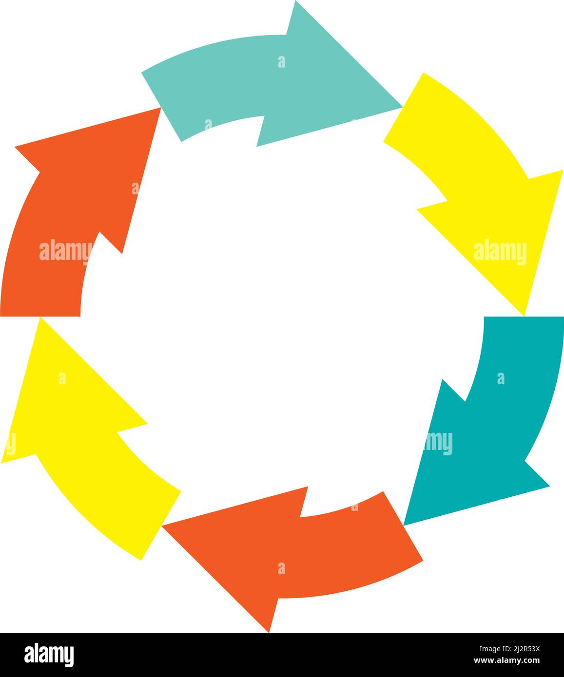Circular, circle arrows as repetion, recycle, cycle icon, symbol. Stock ...