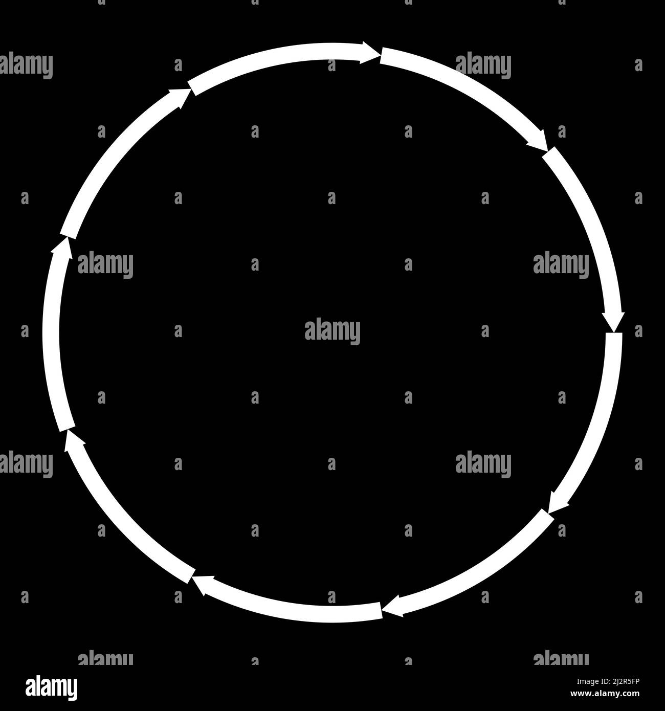 Circular, circle arrows as repetion, recycle, cycle icon, symbol. Stock ...