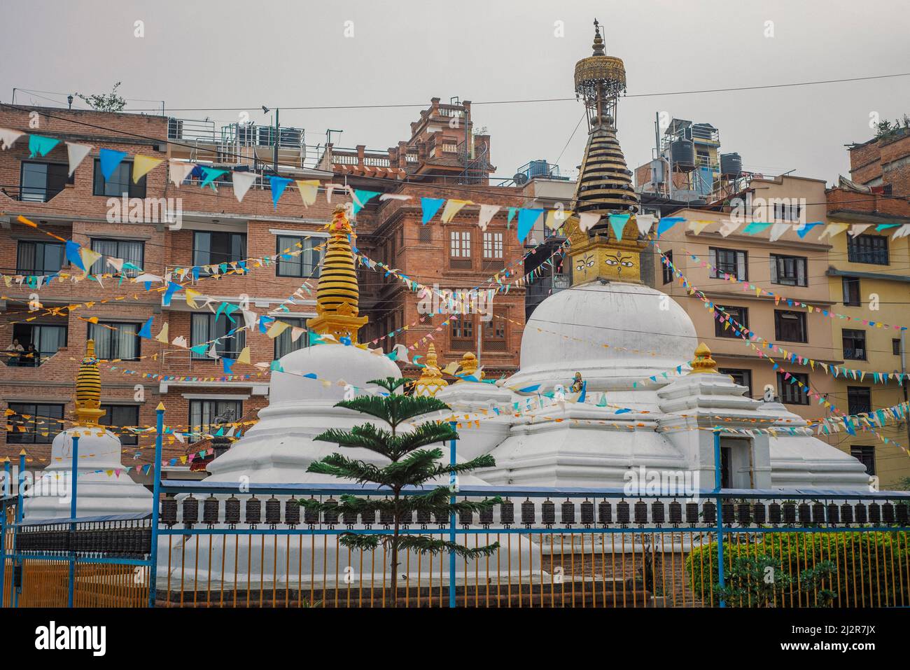 Daily life in Kirtipur, Kathmandu Valley, Nepal Stock Photo