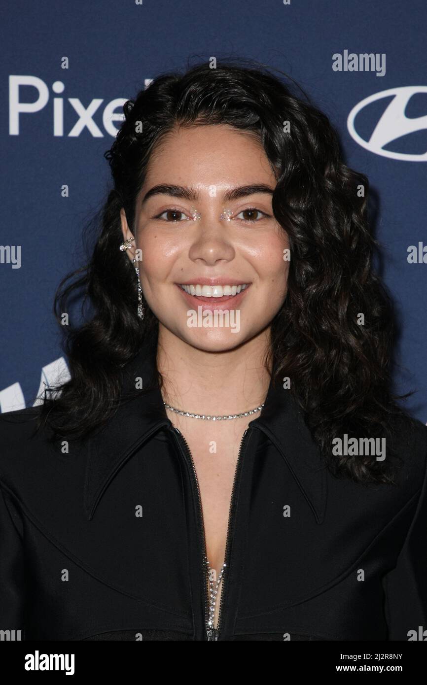 Auli'i Cravalho attends the 33rd Annual GLAAD Media Awards on April 02