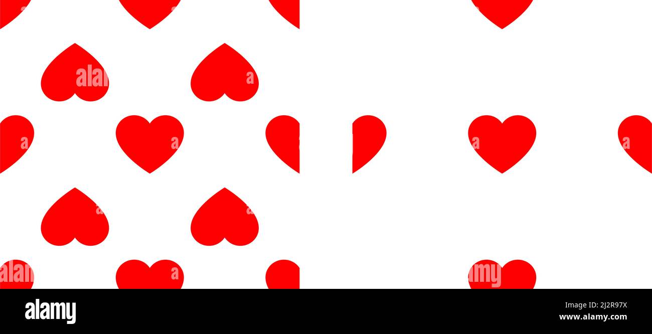 Seamless, repeatable heart shape, icon pattern, texture. Heart wrapper ...
