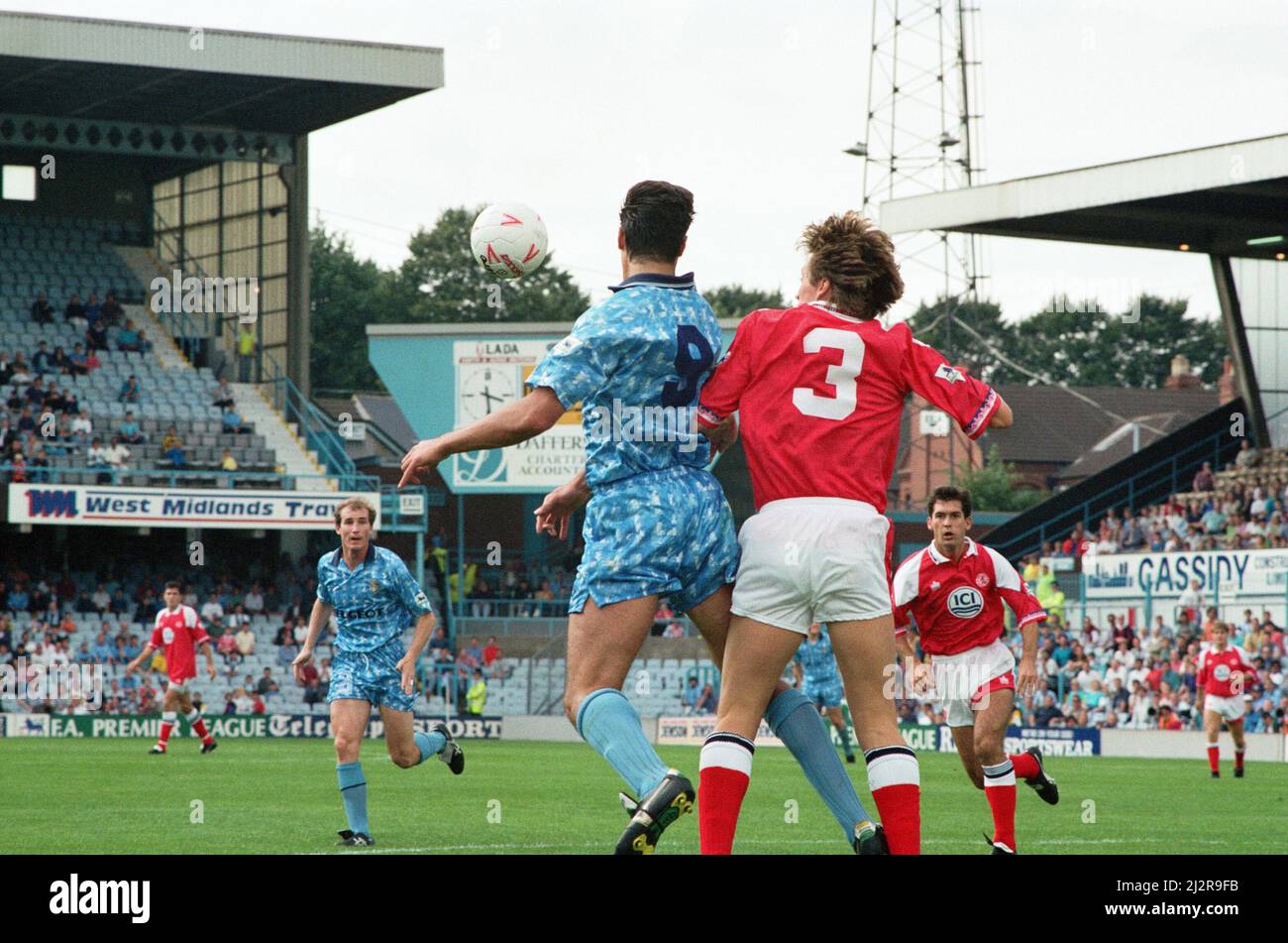 English Premier League match, Coventry City 2 1 Middlesbrough held at