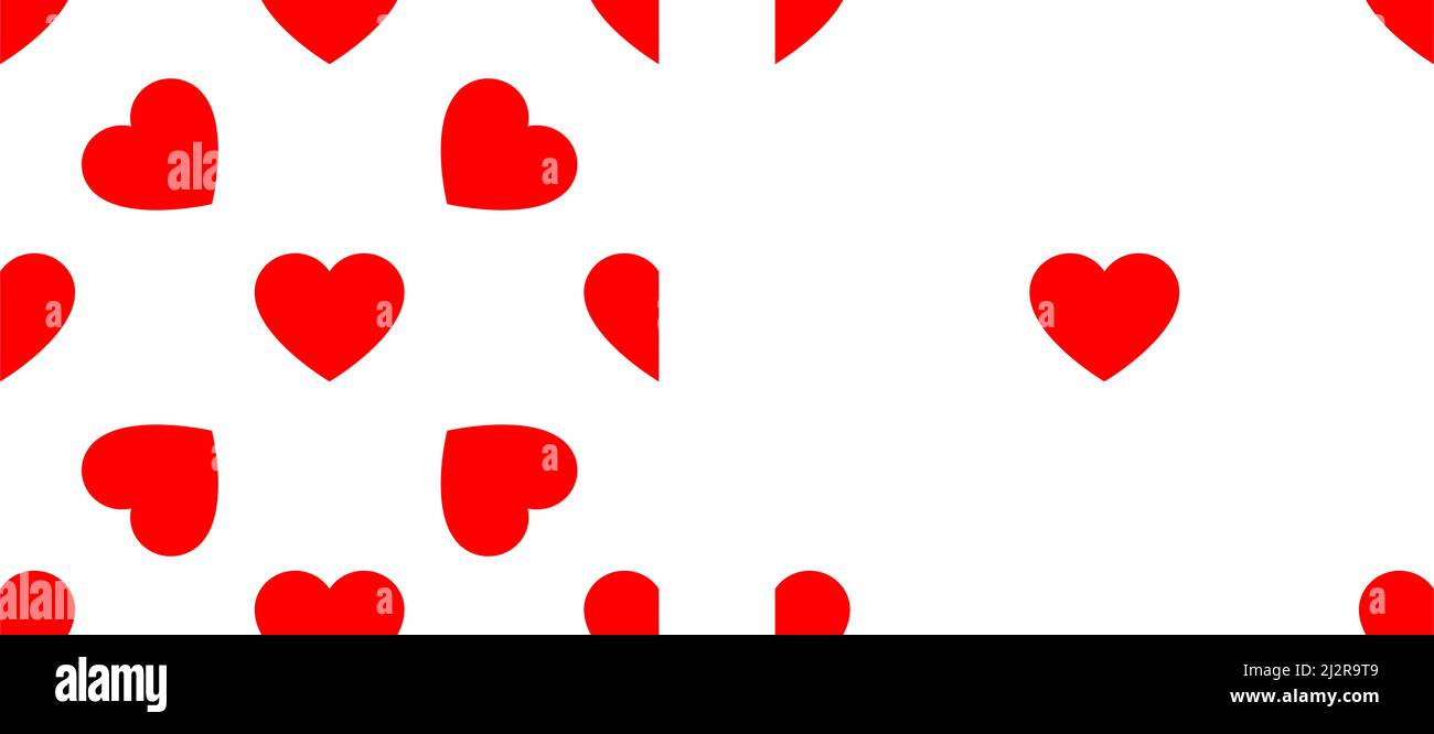Seamless, repeatable heart shape, icon pattern, texture. Heart wrapper ...