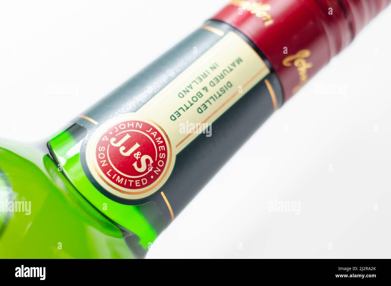 LONDON, UNITED KINGDOM FEBRUARY 04, 2022 Jameson Irish Whiskey