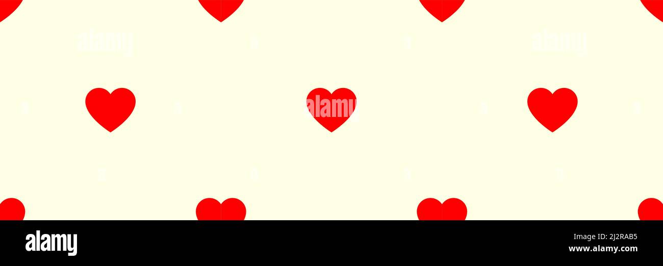 Seamless, repeatable heart shape, icon pattern, texture. Heart wrapper ...
