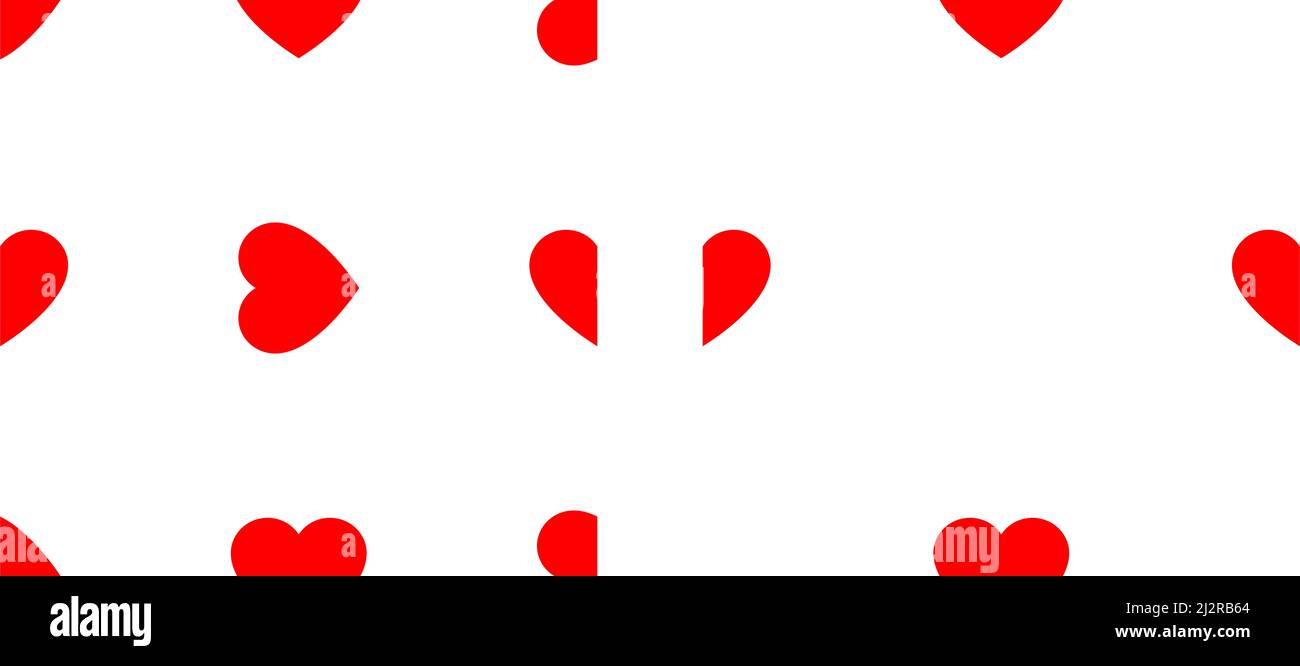Seamless, repeatable heart shape, icon pattern, texture. Heart wrapper ...