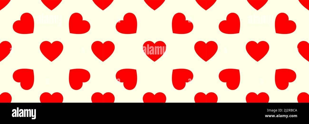 Seamless, repeatable heart shape, icon pattern, texture. Heart wrapper ...